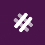 Slack Logo on purple background