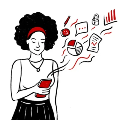 mobile security concept showing data protection, privacy, and cyber safety